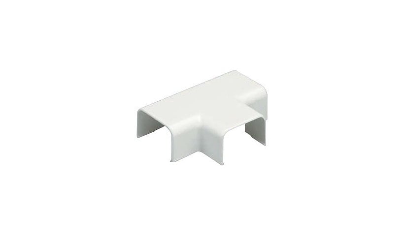 Surface Raceway, LD10 Low Voltage Tee, Electric Ivory