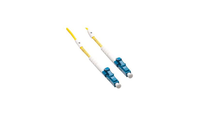 Axiom LC-LC Singlemode Simplex OS2 9/125 Fiber Optic Cable - 1m - Yellow -