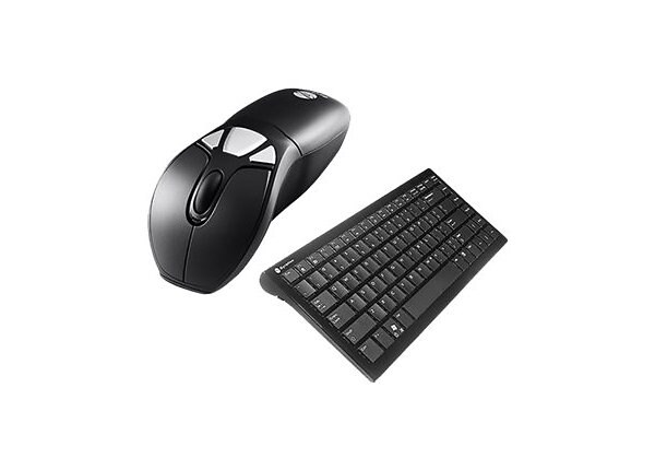 InFocus Gyroscopic Mouse with Wireless Keyboard - keyboard and mouse set - with scroll wheel