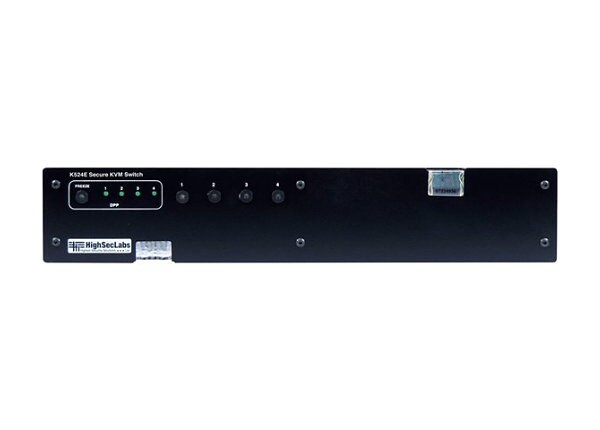 HighSecLabs Secure K524E - KVM / audio / USB switch - 4 ports