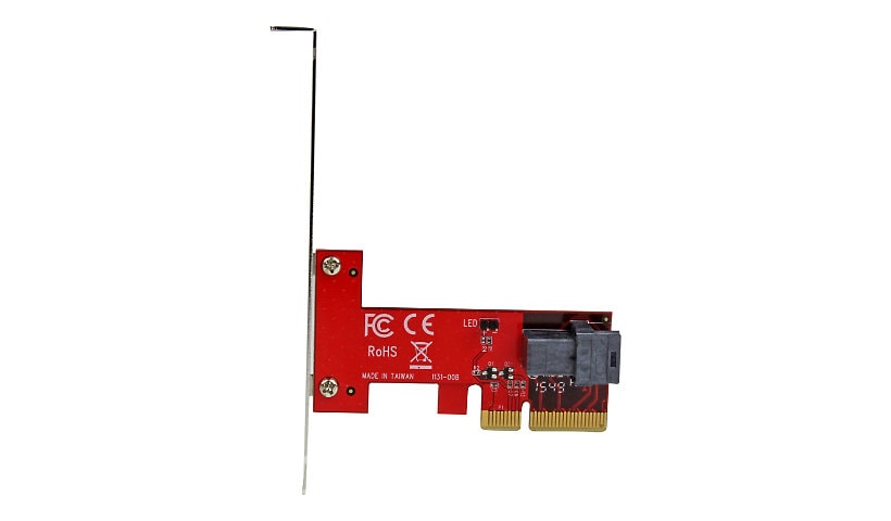 StarTech.com PCI Express x4 to SFF-8643 Adapter for PCIe NVMe U.2 SSD