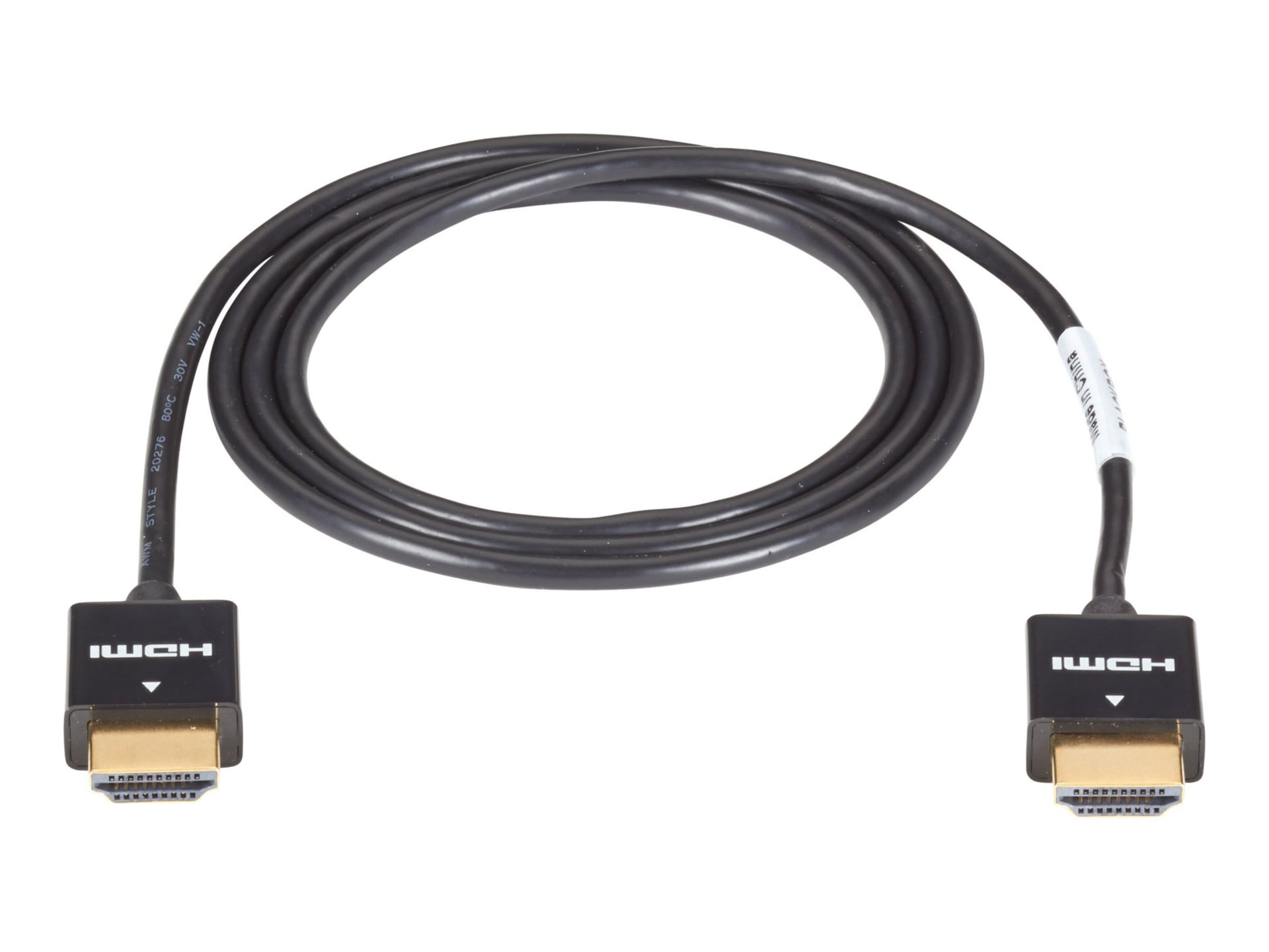 Black Box 5 Meter 16ft Ultra Slim Line HDMI Cable, Male/Male, 1080P, 4K, 3D