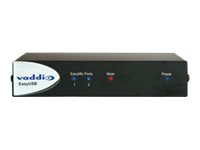 Vaddio EasyUSB Audio Mixer - USB Camera Input Port - Black amplificateur de table de mixage - 2 canaux