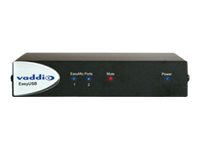 Vaddio EasyUSB Audio Mixer - USB Camera Input Port - Black mixer amplifier - 2-channel