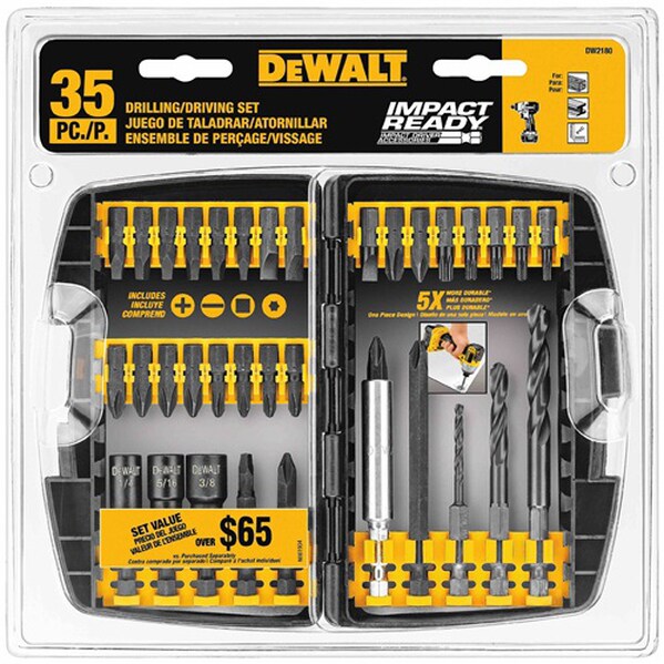 Dewalt DW2180 35-Piece Impact-Ready Drilling/Fastening Set