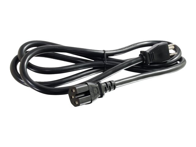 C2G 3ft 14AWG 125 Volt Power Cord (NEMA 5-15P to IEC C15) - power cable - I