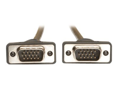 Eaton Tripp Lite Series Low-Profile VGA High-Resolution RGB Coaxial Cable (HD15 M/M), 10 ft. (3.05 m) - VGA cable -