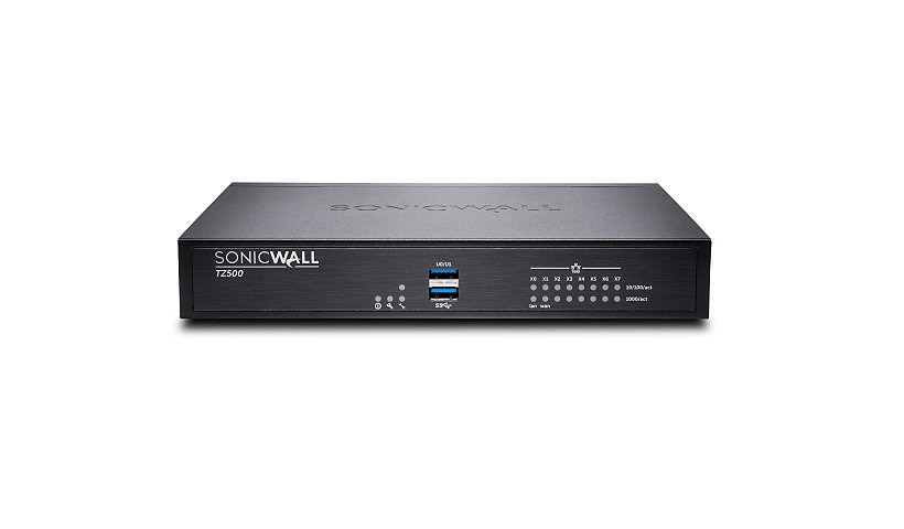 SonicWall TZ500 Wireless-AC - security appliance - with 1 year Support Serv