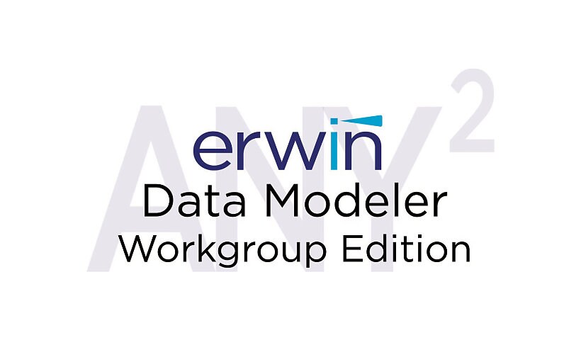 erwin Data Modeler Workgroup Edition (v. 9,7) - license + 1 Year Enterprise