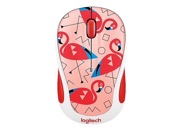 Logitech M325c - mouse - 2.4 GHz - flamingo