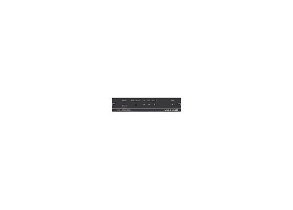 Kramer DigiTOOLS VM-2UHD 1:2 4K UHD HDMI Distribution Amplifier - video/audio splitter - 2 ports