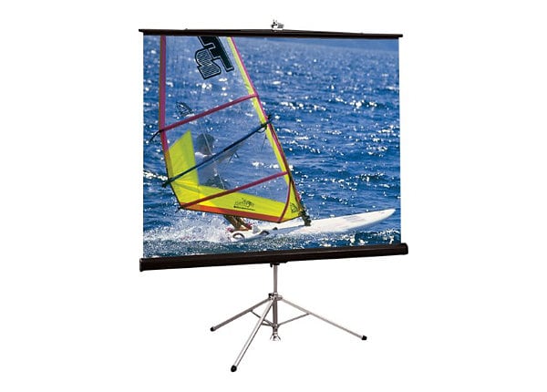 Draper Diplomat/R HDTV Format - projection screen with tripod - 106 in ( 10