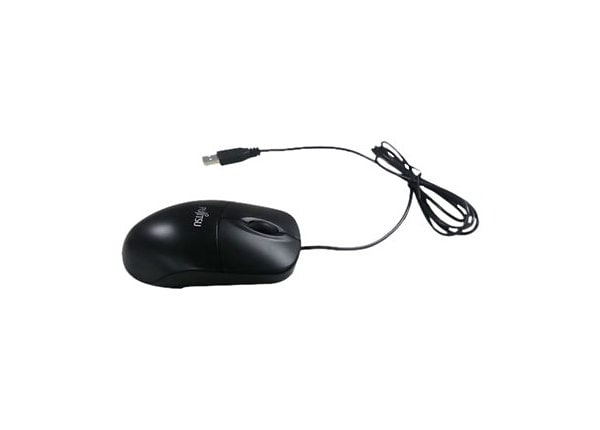 Fujitsu - mouse - USB - black