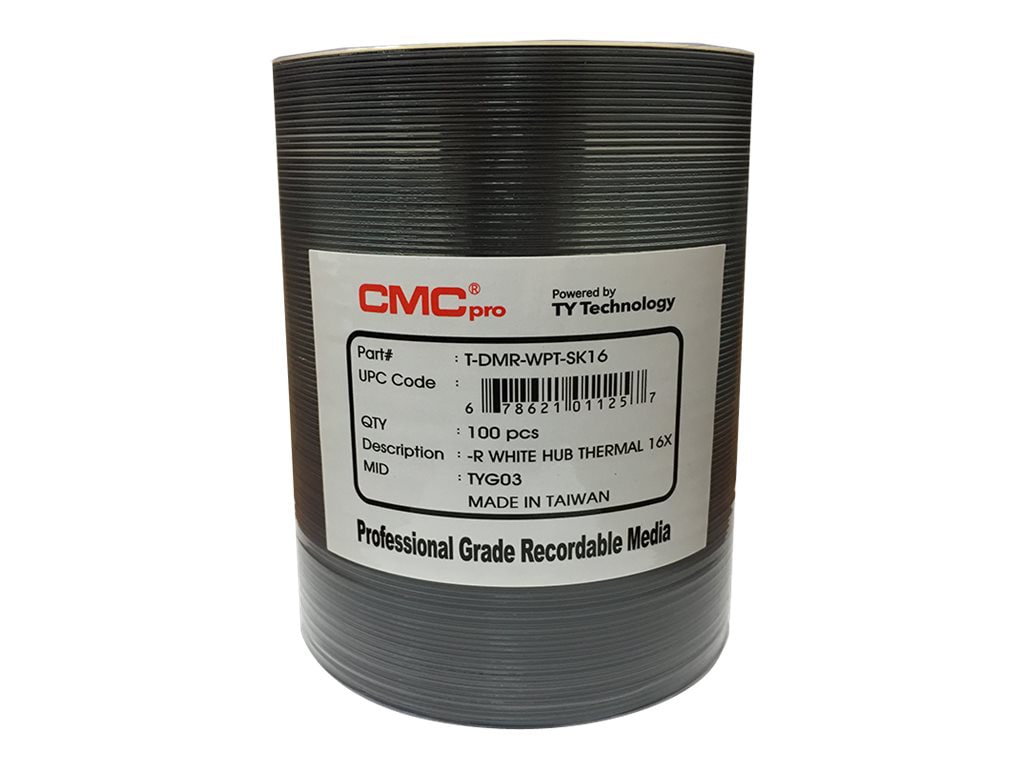 CMC Pro - DVD-R x 100 - 4.7 GB - storage media