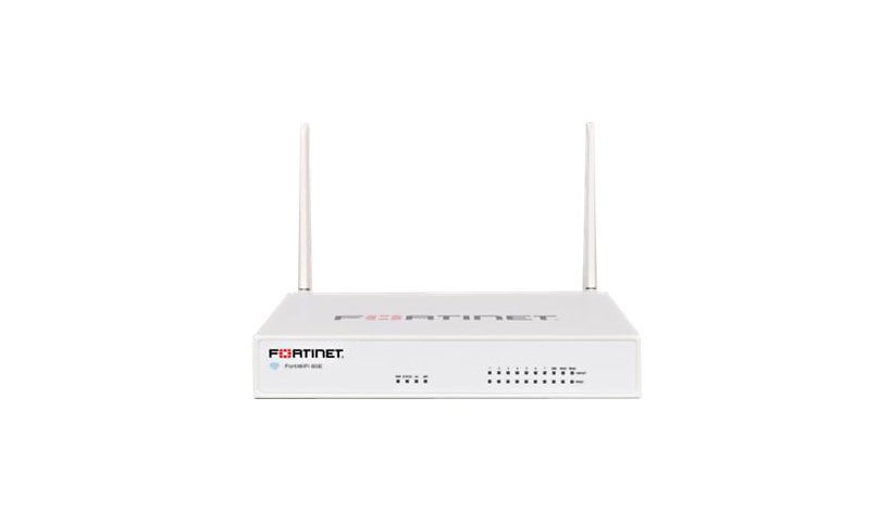 Fortinet FortiWiFi 60E - security appliance - with 1 year FortiCare 24X7 Co