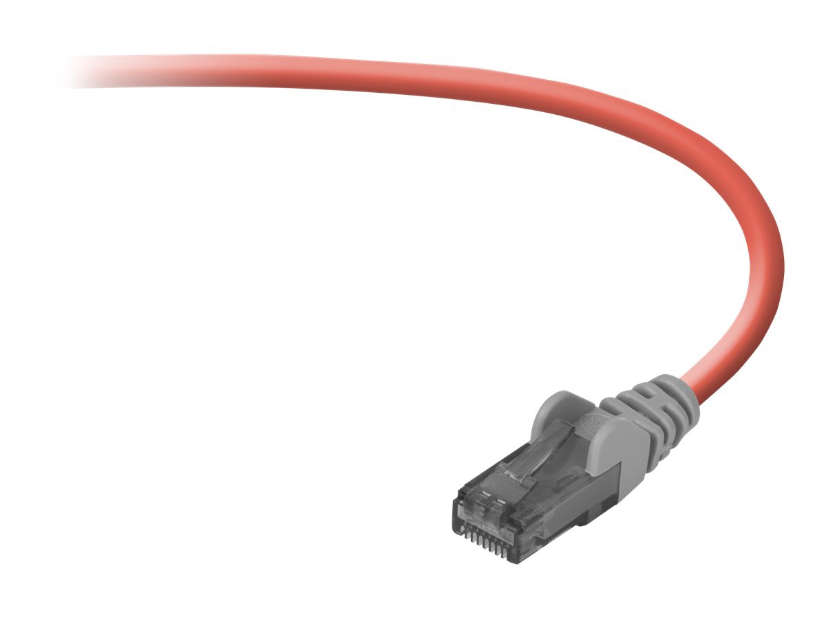 Belkin 1' Cat6 Crossover RJ-45M Cable, Red