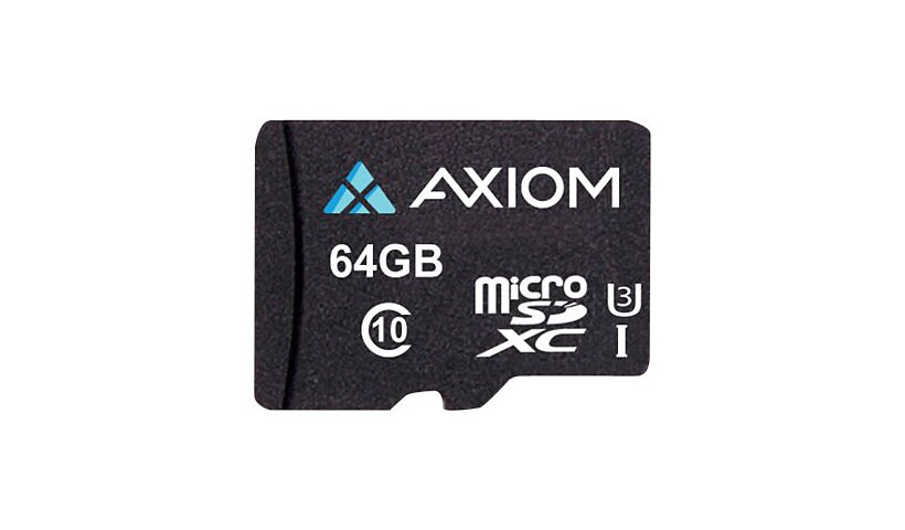 Axiom - carte mémoire flash - 64 Go - microSDXC UHS-I