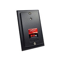RF IDeas WAVE ID Plus Keystroke Black Surface Mount IP67 Reader - Power ove