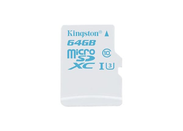 Kingston - flash memory card - 64 GB - microSDXC UHS-I