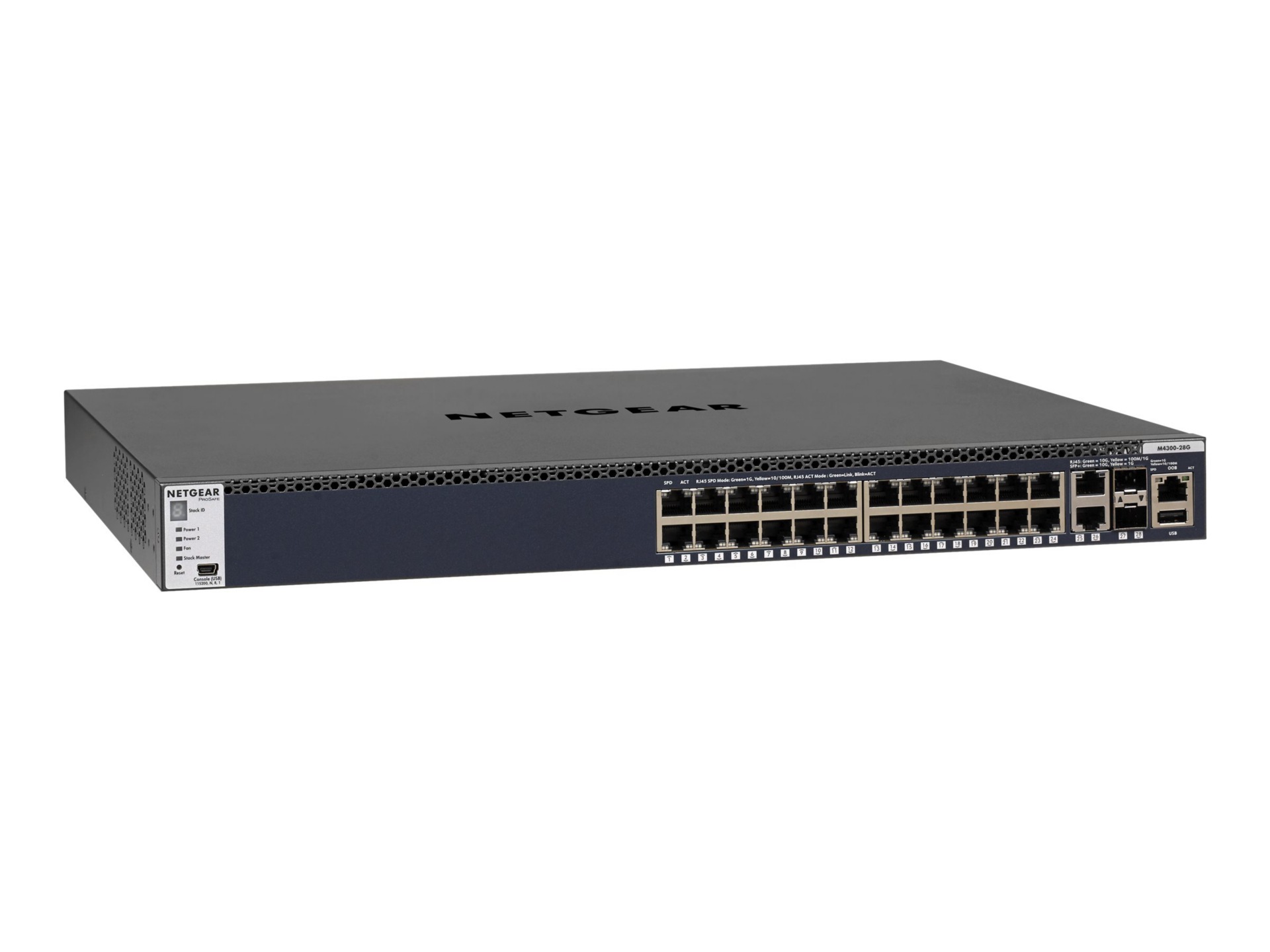Netgear M4300 24x1G Stackable Managed Switch with 2x10GBASE-T and 2xSFP+