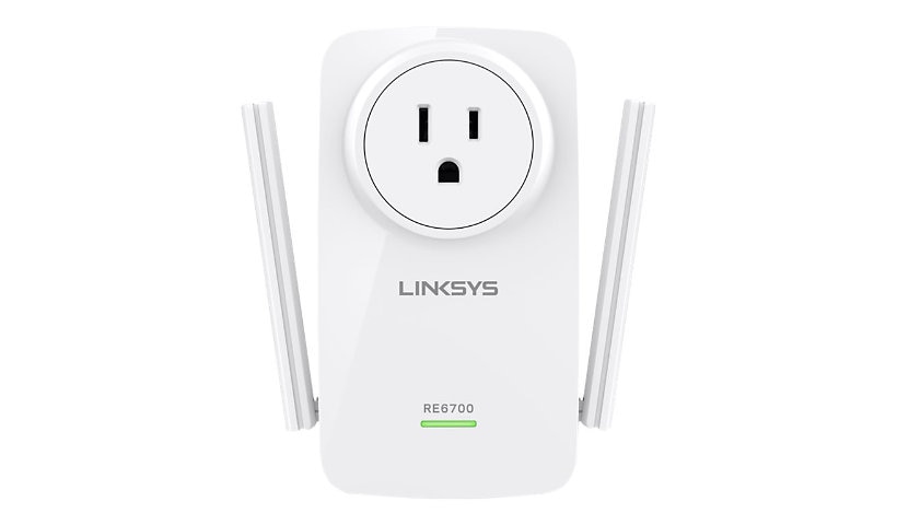 Linksys Amplify Dual Band High-Power Wi-Fi Gigabit Range Extender - White