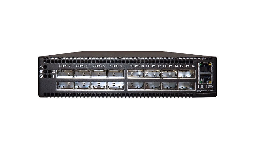 Mellanox Spectrum SN2100 - switch - 16 ports - managed - rack-mountable