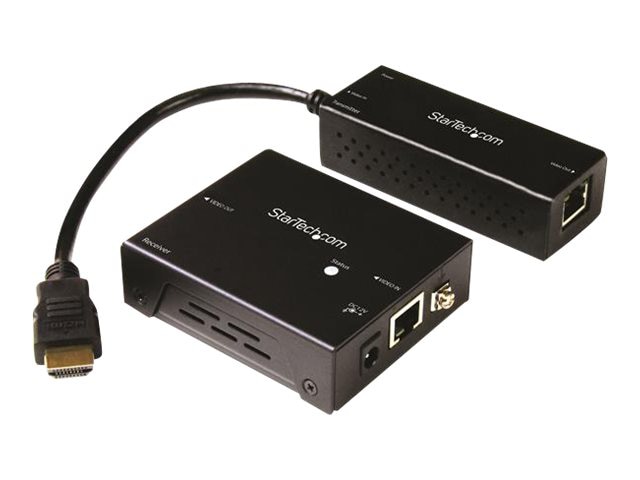 StarTech.com 4K HDMI Extender with Compact Transmitter - Up to 40 m (130 ft.) - HDBaseT Extender Kit - UHD 4K -