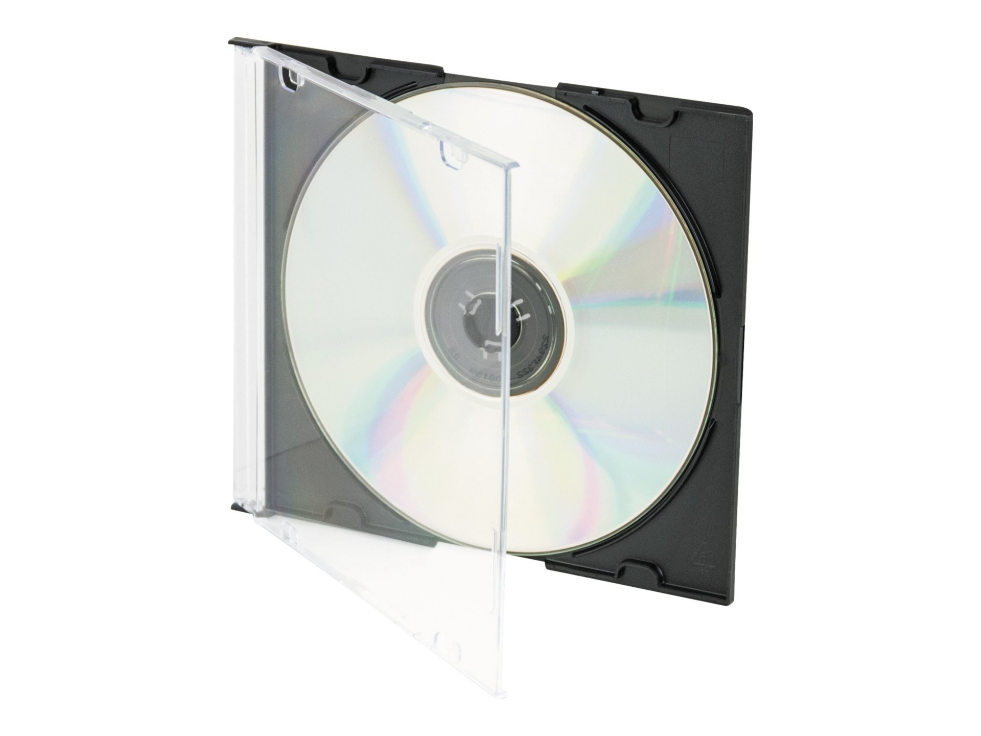 Innovera Thin Line Polystyrene CD/DVD Storage Case - storage CD/DVD slim jewel case