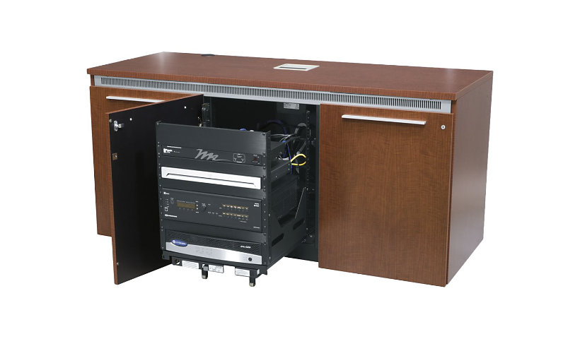 Middle Atlantic SRSR Series 12RU Slide Out Enclosure for C5 Series Credenzas - rotating rail system - 12U