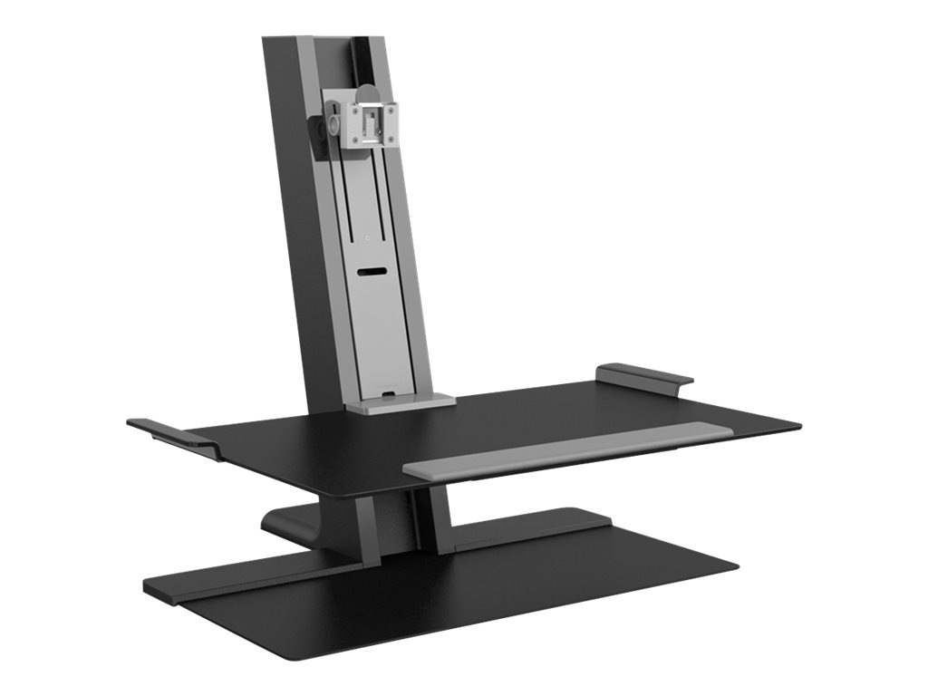Humanscale QuickStand - stand - for LCD display / keyboard - black with gra