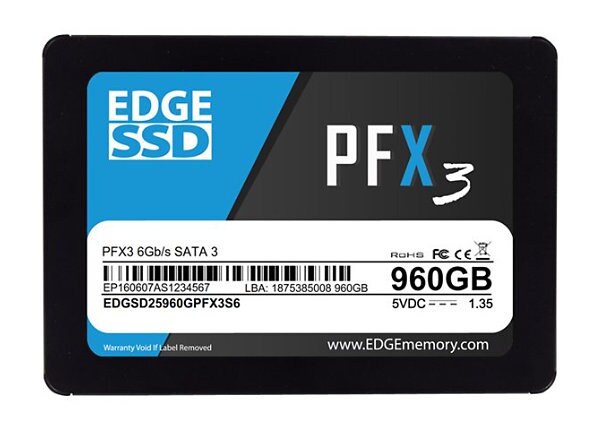 EDGE PFX3 - solid state drive - 960 GB - SATA 6Gb/s