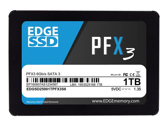 EDGE PFX3 - solid state drive - 1 TB - SATA 6Gb/s