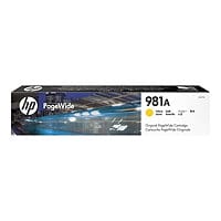 HP 981A (J3M70A) Original Page Wide Ink Cartridge - Single Pack - Yellow - 1 Each