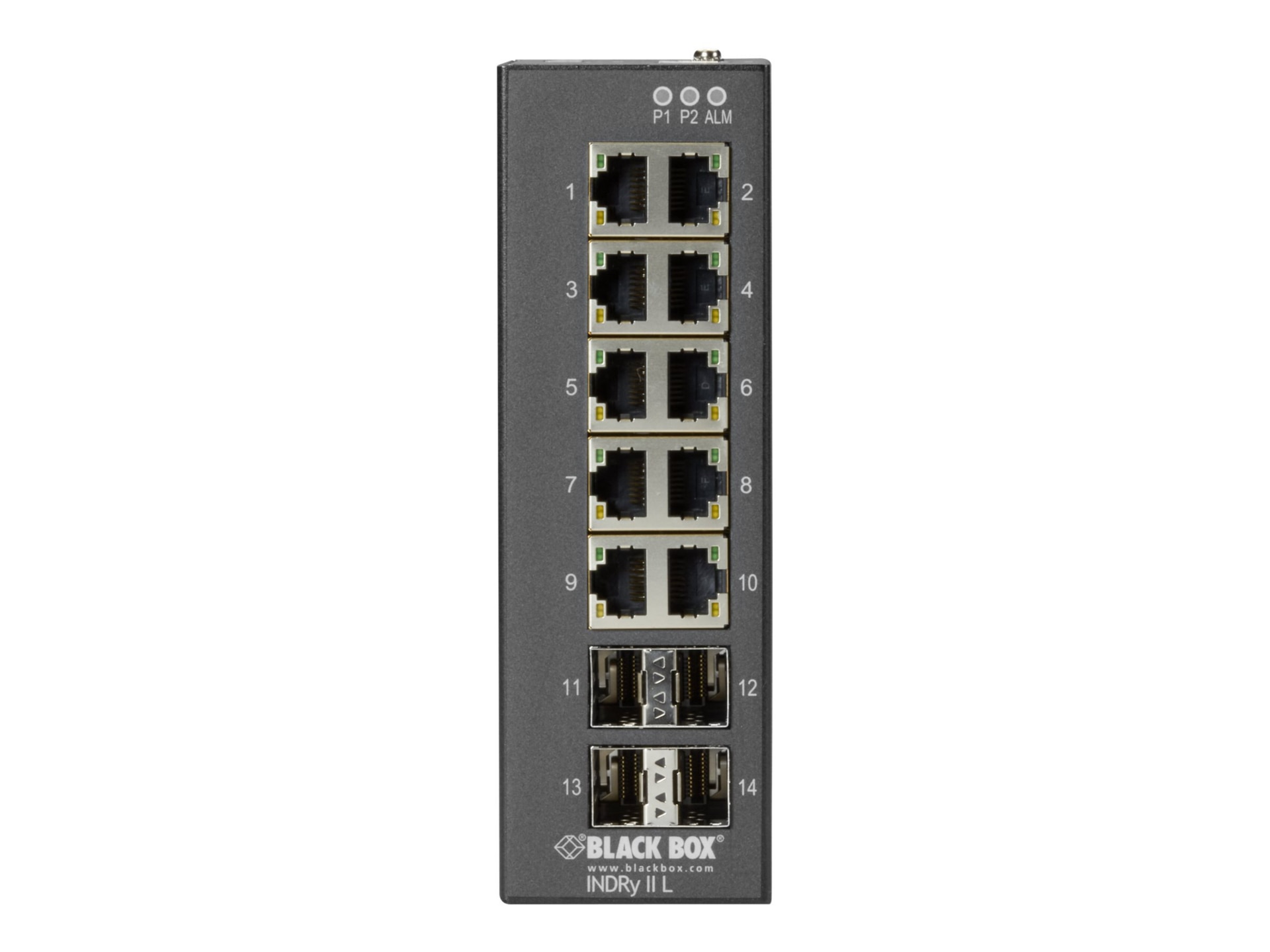Thumbnail 2 of 7 for Black Box Industrial Managed Ethernet Switch - switch - 14 ports - managed