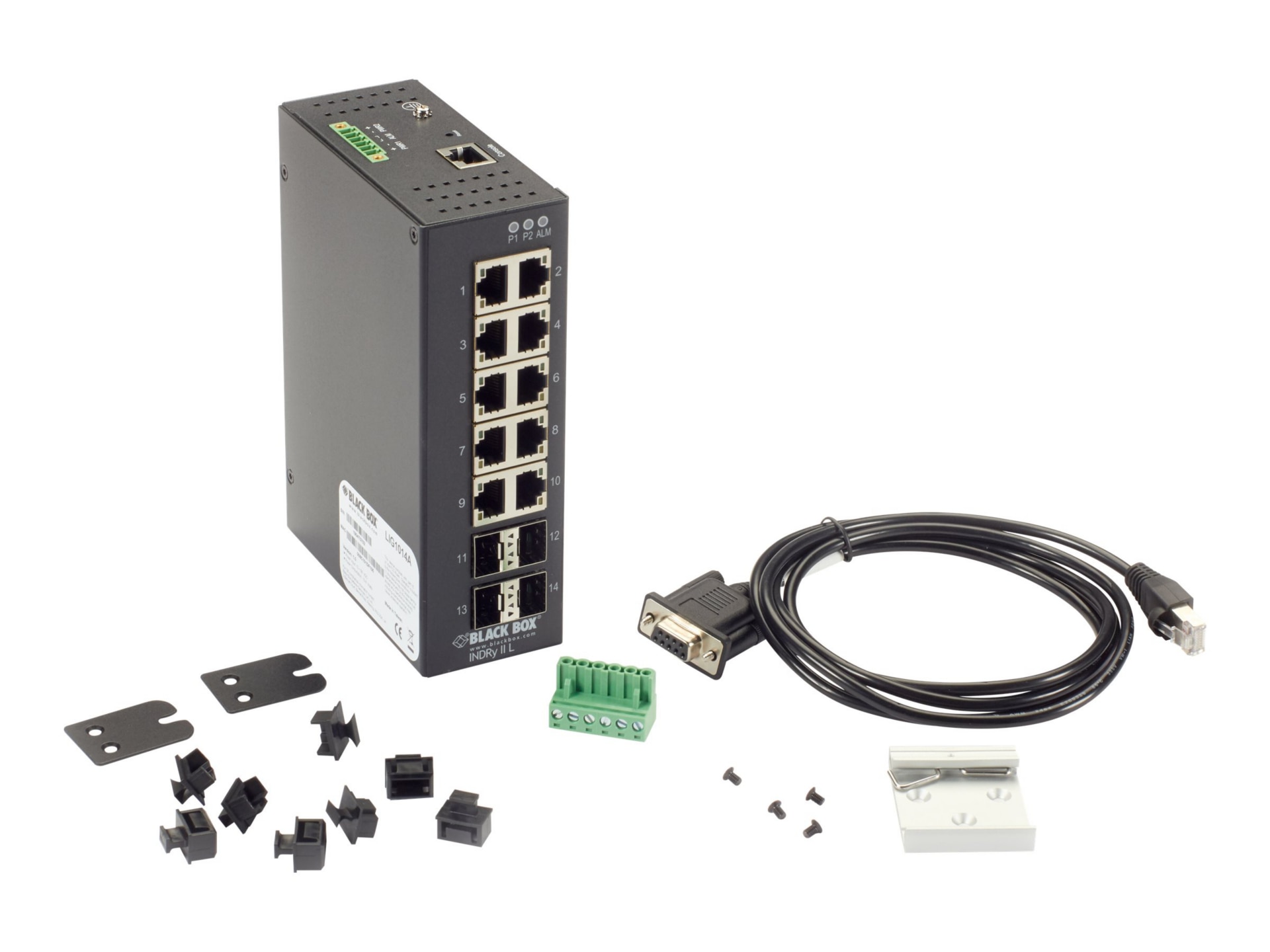 Thumbnail 7 of 7 for Black Box Industrial Managed Ethernet Switch - switch - 14 ports - managed
