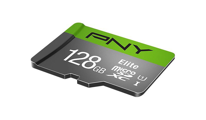 PNY - carte mémoire flash - 128 Go - microSDXC UHS-I