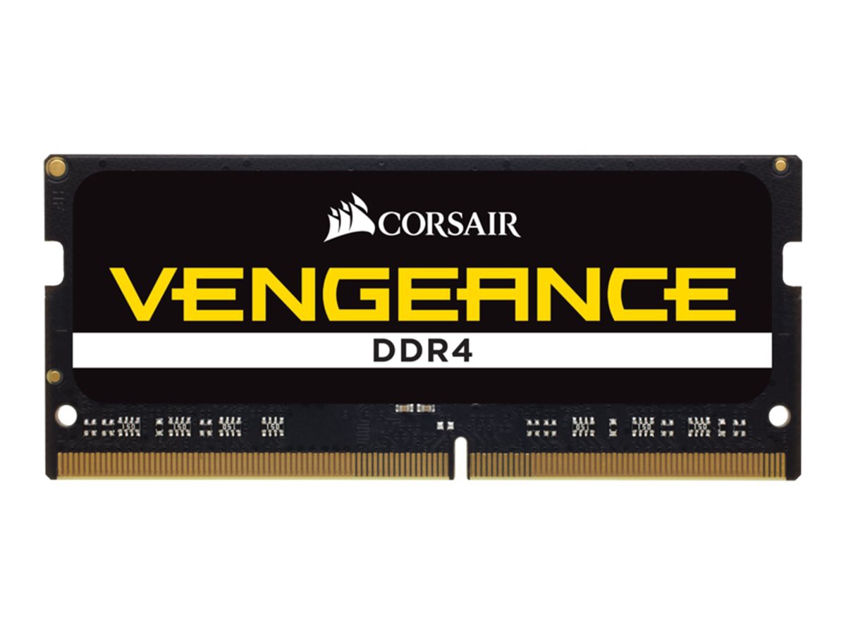 CORSAIR Vengeance - DDR4 - kit - 16 Go: 2 x 8 Go - SO DIMM 260 broches - 2400 MHz / PC4-19200 - mémoire sans tampon