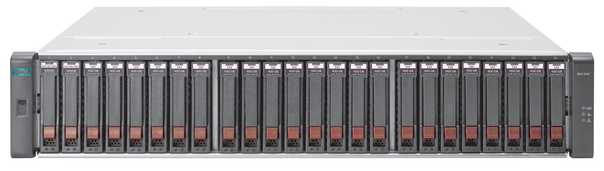 HPE Modular Smart Array 2042 SAS Dual Controller SFF Storage - hard drive array