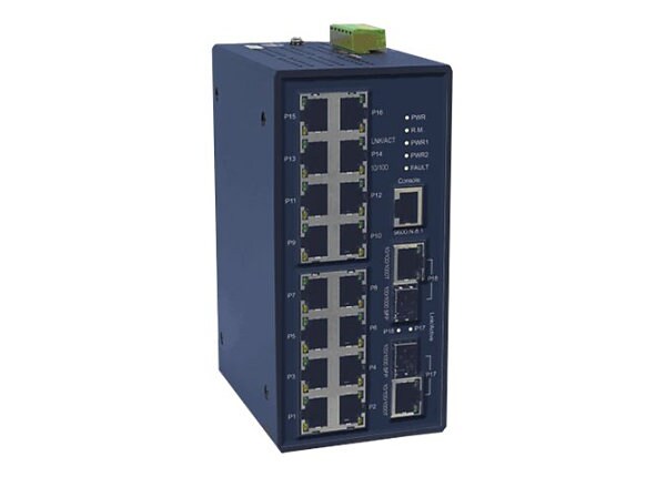 B&B Elinx EIR618-2SFP-T - switch - 16 ports - managed