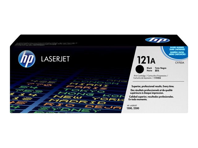 HP 121A (C9700A) Black Original LaserJet Toner Cartridge     
