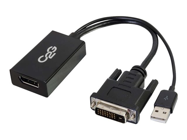 C2G DVI to DisplayPort Adapter - video converter - black