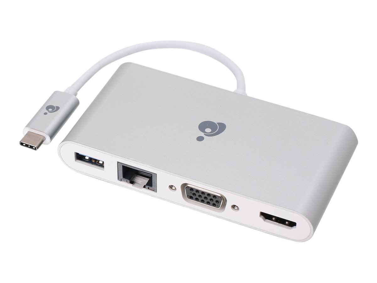 IOGEAR ViewPro-C USB-C 4-in-1 Video Adapter - docking station - USB-C - VGA