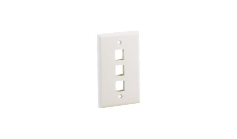 Panduit NetKey flush mount faceplate