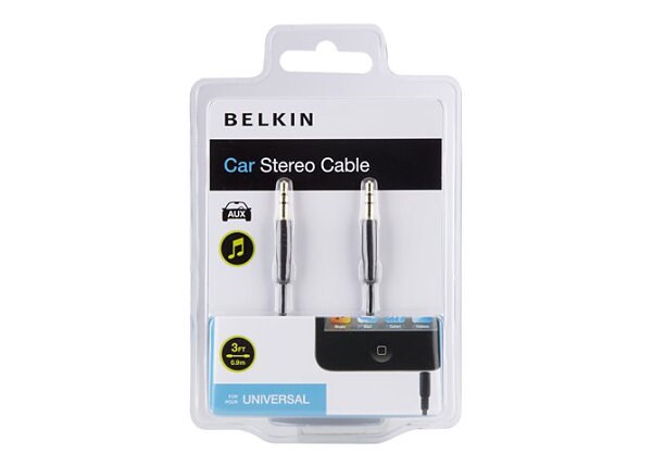 Belkin Car Stereo Cable - audio cable - 3 ft