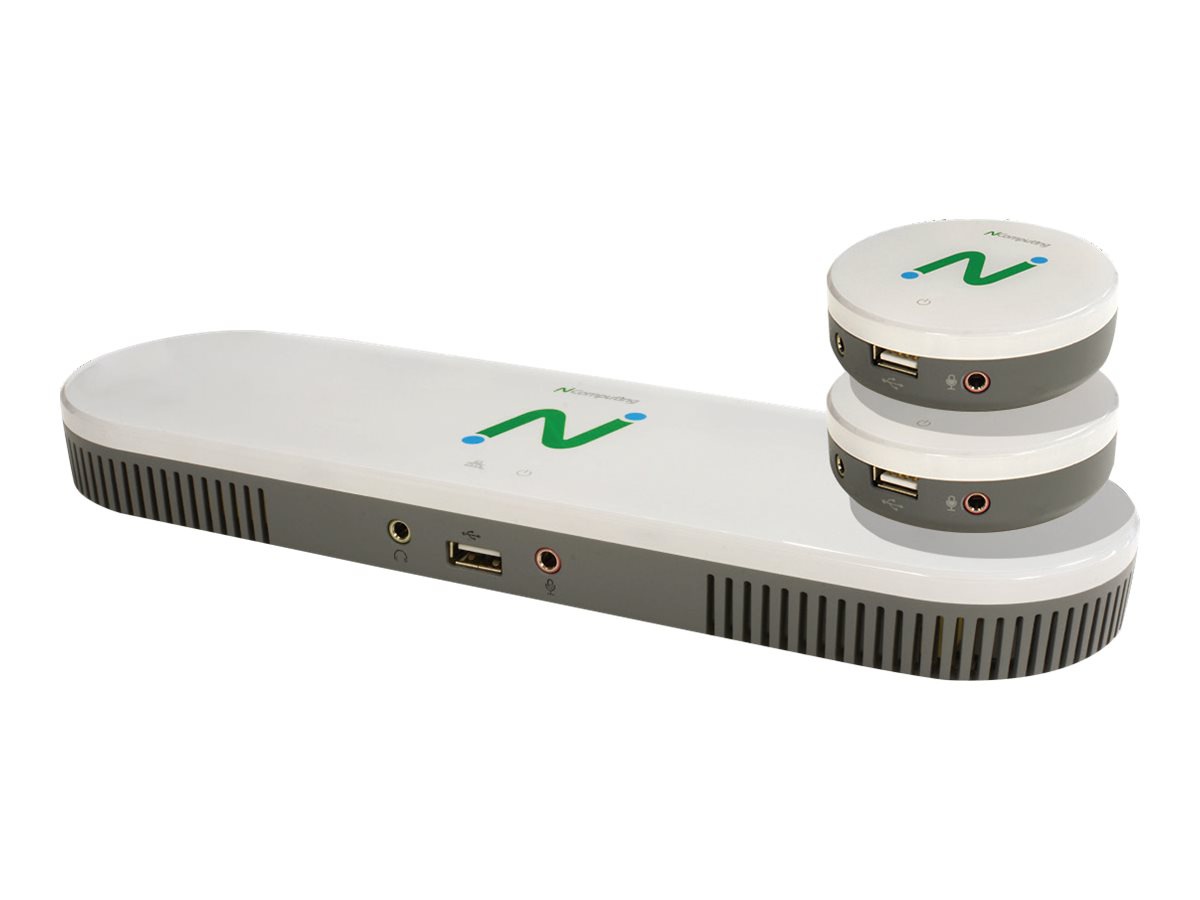 NComputing MX100S - Standard Edition - 3-in-1 Thin Client Kit - USFF - no H