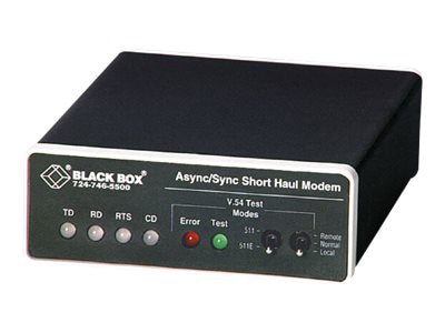 Black Box Async/Sync - short-haul modem - RS-232 - TAA Compliant