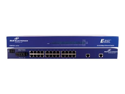 B&B Elinx ESWG726-2SFP-T - switch - 24 ports - managed - rack-mountable