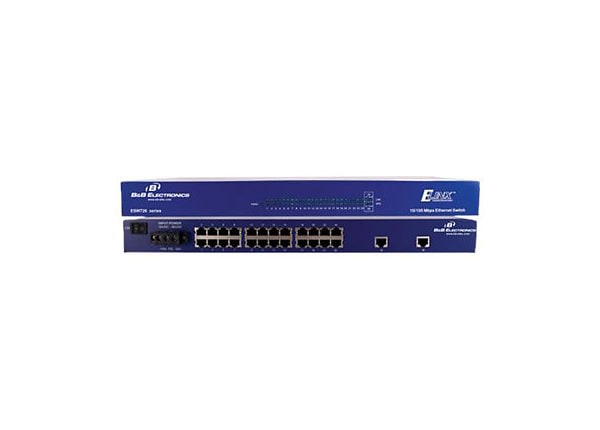 B&B Elinx ESWG726-2SFP-T - switch - 24 ports - managed - rack-mountable