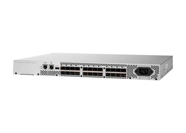 HPE StorageWorks SAN Switch 8/24 Base - switch - rack-mountable