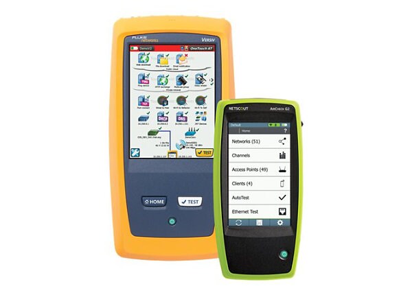 NetScout OneTouch AT Network Assistant with AirCheck G2 promotional bundle - network tester